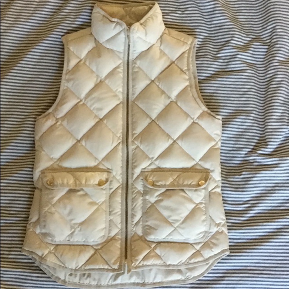 JCREW Quilted Vest XS